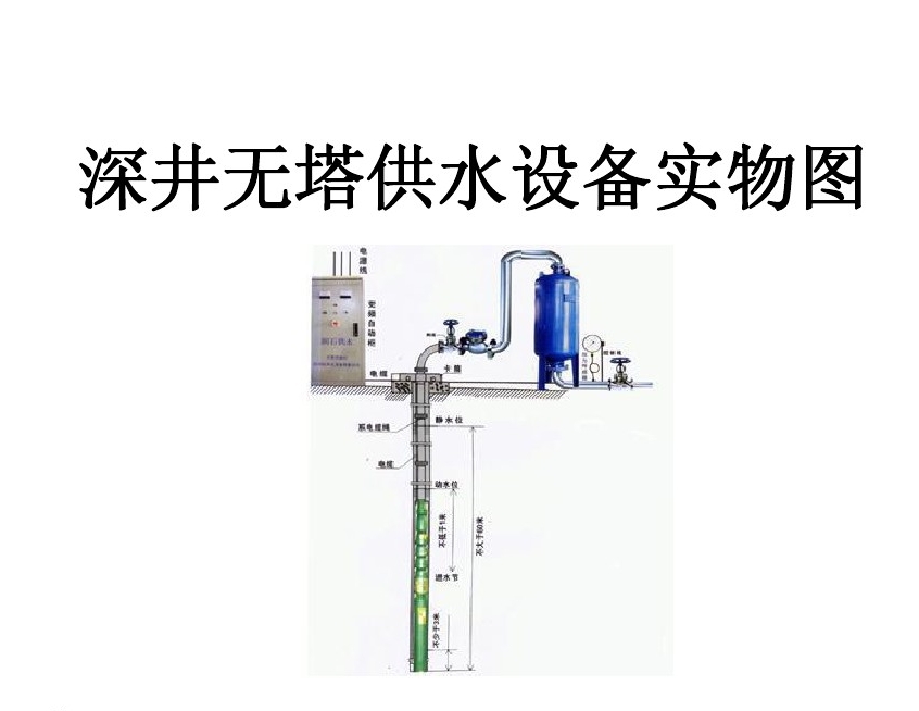 清远清城区井泵无塔式供水设备